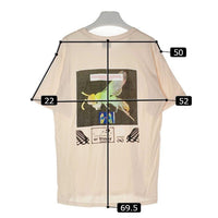 STUSSY ステューシー サーモグラフィ 蜂 グラフィックプリント Spirit Guide Tシャツ ライトピンク sizeM 瑞穂店