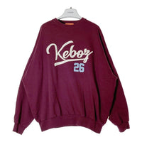 KEBOZ ケボズ × FRO CLUB フロクラブ スウェット バーガンディ sizeXL 瑞穂店
