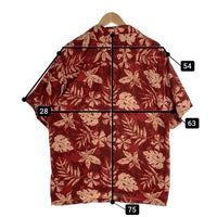PENDLETON ペンドルトン シルク オープンカラーシャツ アロハ レッド Size L 福生店