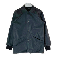 A.P.C. アーペーセー ROCKSTEADY ポリ塩化ビニールコーティング コーチジャケット ブラック sizeS 瑞穂店