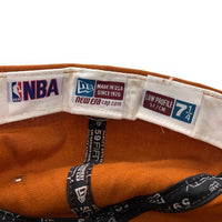 90's New Era ニューエラ 59FIFTY LOW PROFILE NBA ニューヨーク・ニックス ウールベースボールキャップ ダークオレンジ USA製 Size 7 1/4 (57.7cm) 福生店