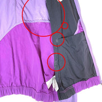 adidas アディダス 3トーン ナイロン トラックジャケット パープル sizeS※袖口汚れあり 瑞穂店