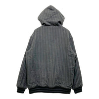 DOUBLE STEAL ダブルスティール 中綿ジャケット ピンストライプ グレー sizeXL 瑞穂店