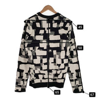 NIKE ナイキ 総柄 クルーネックニットセーター ブラック ホワイト ナイロン ポリエステル DD6628-010 Size M 福生店