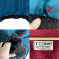 80-90's L.L.Bean エルエルビーン Warm-up Jacket ウォームアップジャケット グリーン 内フリース Size XL 相当 福生店