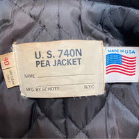 Schott ショット USA製 ピーコート ブラック size40 瑞穂店