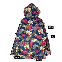 ENGINEERED GARMENTS エンジニアードガーメンツ ボタニカル柄 フード付き 胸ポケット プルオーバー ネイビー sizeM 瑞穂店