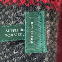 LAUREN JEANS COMPANY RALPH LAUREN ローレンジーンズ ラルフローレン ネイティブ柄 ショールカラー ガウンニット レッド sizePS 瑞穂店