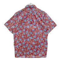 reyn spooner レインスプーナー 90s ビキニタグ フラワー総柄 半袖シャツ レッド sizeM 瑞穂店