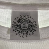 EXAMPLE エグザンプル バックバンダナサークルプリント Tシャツ ホワイト Size XL 福生店