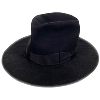 RALEIGH ラリー THE ORIGINAL GANGSTER "A.K.A. PUNK ROCK WARLORD" HAT with KAMIKAZE HEADBAND 中折れハット 神風ハチマキ ブラック Size M 福生店