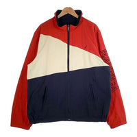 NAUTICA ノーティカ リバーシブル ナイロン フリース ジップアップジャケット レッド ホワイト ネイビー Size XXL 福生店