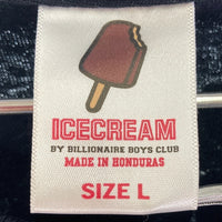 ICE CREAM アイスクリーム カップアイス ガール プリント Tシャツ ブラック sizeL 瑞穂店