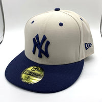 NEWERA ニューエラ Newyork Yankees ニューヨークヤンキース 59FIFTY ベースボールキャップ ネイビー オフホワイト Size 7 5/8 (60.6cm) 福生店