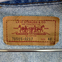 Levi's リーバイス 70505-0217 マカオ製 極東リーバイス トラッカージャケット Gジャン ライトインディゴ size40 瑞穂店