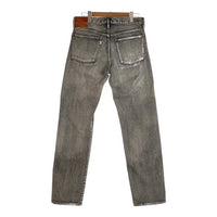 SUGARHILL シュガーヒル FOILED DENIM TROUSERS STRAIGHT CUT 箔押し加工 ストレートデニムパンツ フェードブラック 2411300411 Size 34 福生店