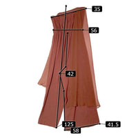 AMERI アメリヴィンテージ 018180110 2018SS OVER HIGH WAIST LIKE PANTS ハイウエストパンツ ブラウン sizeS 瑞穂店