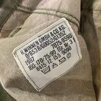 80's ドイツ軍 H.WINNEN GMBH & CO.KG カーゴパンツ オリーブ 8415-12-155-9090 Size 86cm 福生店