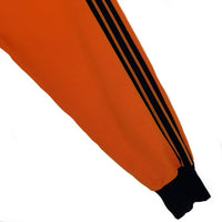 70's adidas アディダス トラックジャケット オレンジ ブラック 西ドイツ デサント Size 4 福生店