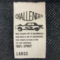 CHALLENGER チャレンジャー CMC RACING SWEAT レーシング スウェットトレーナー ブラック×ブルー sizeL 瑞穂店