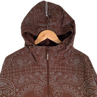 SUPREME シュプリーム 26SS Reflective Bandana Anorak リフレクティブ バンダナ アノラック フーディー パーカー ブラウン Size XL 福生店
