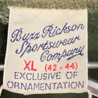 BUZZ RICKSONS バズリクソンズ BR69458 プルオーバーパーカー 第14飛行隊フライングタイガース グリーン sizeXL 瑞穂店