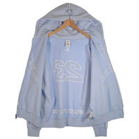 Supreme シュプリーム JORDAN BRAND ジョーダンブランド 26SS Hooded Sweatshirt ジップアップ フーディー パーカー ライトブルー IR6459-441 Size L 福生店