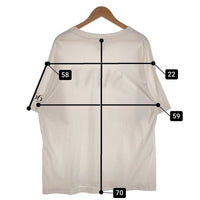 SAINT Mxxxxxx セントマイケル 24AW SS TEE SAINT プリントTシャツ ホワイト SM-YS1-0000-008 Size L 福生店