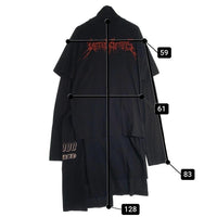 VETEMENTS ヴェトモン 16AW Skull Layered T-Sshirts Dress スカルレイヤード Tシャツ ドレス ブラック WF17DR4 Size L 福生店
