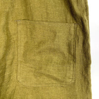 ANCELLM アンセルム LINENSUEDE DECK PANTS リネンスウェード デッキパンツ オーバーオール グリーン ANC-PT16 Size 1 福生店
