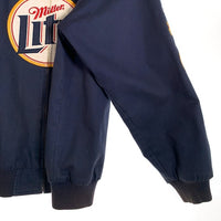 MILLER LITE ミラーライト NASCAR ナスカー ジップアップ レーシング ジャケット ネイビー Size XL 福生店