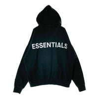 ESSENTIALS FEAR OF GOD エッセンシャルズ 背面ロゴ プルオーバーパーカー ブラック sizeXL 瑞穂店