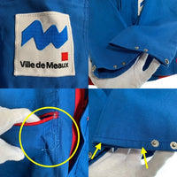 RENFORT+ 企業物 コットン ジップアップ フレンチ ワーク ジャケット ブルー フランス製 Size 50 福生店