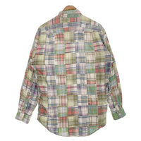 90's Ralph Lauren ラルフローレン BLAIRE マドラスチェック ボタンダウンシャツ マルチ 長袖 Size S 福生店