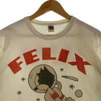 TOY'S McCOY トイズマッコイ FELIX TAKE A SPACEWALK フィリックス プリントTシャツ ホワイト Size L 福生店