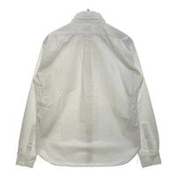 Pherrow's フェローズ ワンポイント刺繍 オックスフォード B.D 長袖シャツ ホワイト size15 MEDIUM 瑞穂店