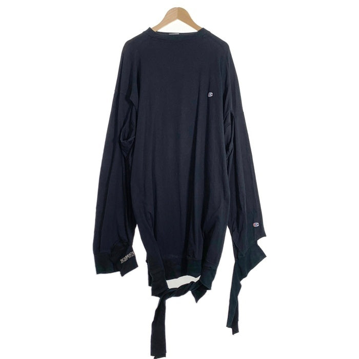 VETEMENTS ヴェトモン Champion チャンピオン オーバーサイズ