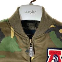 HYSTERIC GLAMOUR ヒステリックグラマー プリマロフト MA-1 迷彩 カモフラ ヒスガール 0153AB02 グリーン sizeS 瑞穂店