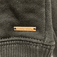 DIESEL ディーゼル スウェットパーカー デニム フード ブラック sizeXS 瑞穂店
