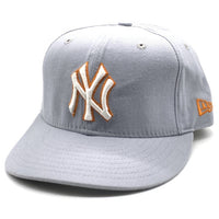90's New Era ニューエラ MLB ニューヨーク・ヤンキース 59FIFTY ベースボールキャップ グレー ウール USA製 Size 7 3/8 (58.7cm) 福生店