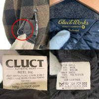 CLUCT クラクト バッファローチェック ウールシャツジャケット 中綿 ブラウン ブラック Size M 福生店