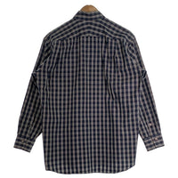 BURBERRY バーバリー ロンドン ノバチェック コットンシャツ ブルー ネイビー ホワイト Size M 福生店