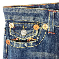 TRUE RELIGION トゥルーレリジョン JOEY BIG T フレアデニムパンツ インディゴ size28 瑞穂店