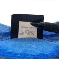 CORE FIGHTER コアファイター プリント ポケットTシャツ ブルー 袖刺繡 Size L 福生店