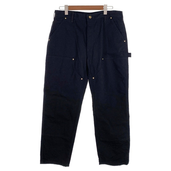 新品未使用】carhartt カーハート ダブルニー 黒 ブラック 36×30
