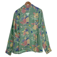 Sun Surf サンサーフ オープンカラー レーヨンシャツ 長袖 グリーン SS27474 Size L 福生店