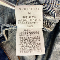 sunaokuwahara スナオクワハラ パッチワーク マルチポケット ダメージ加工 デニムショーツ インディゴ sizeM 瑞穂店
