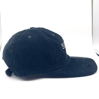 SUPREME シュプリーム Classic Logo Corduroy 6-Panel クラシックロゴ コーデュロイ 6パネルキャップ ブラック 福生店
