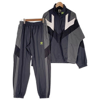 adidas アディダス トラックスーツ ジャケット パンツ セット ブラック グレー IC6004 IC6006 Size XL 福生店