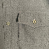 LENO リノ CPOシャツ ブラック ウール コットン カシミヤ 日本製 H2202-SH010 Size 3 福生店